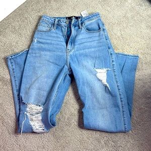 Hollister ultra-rise dad jeans